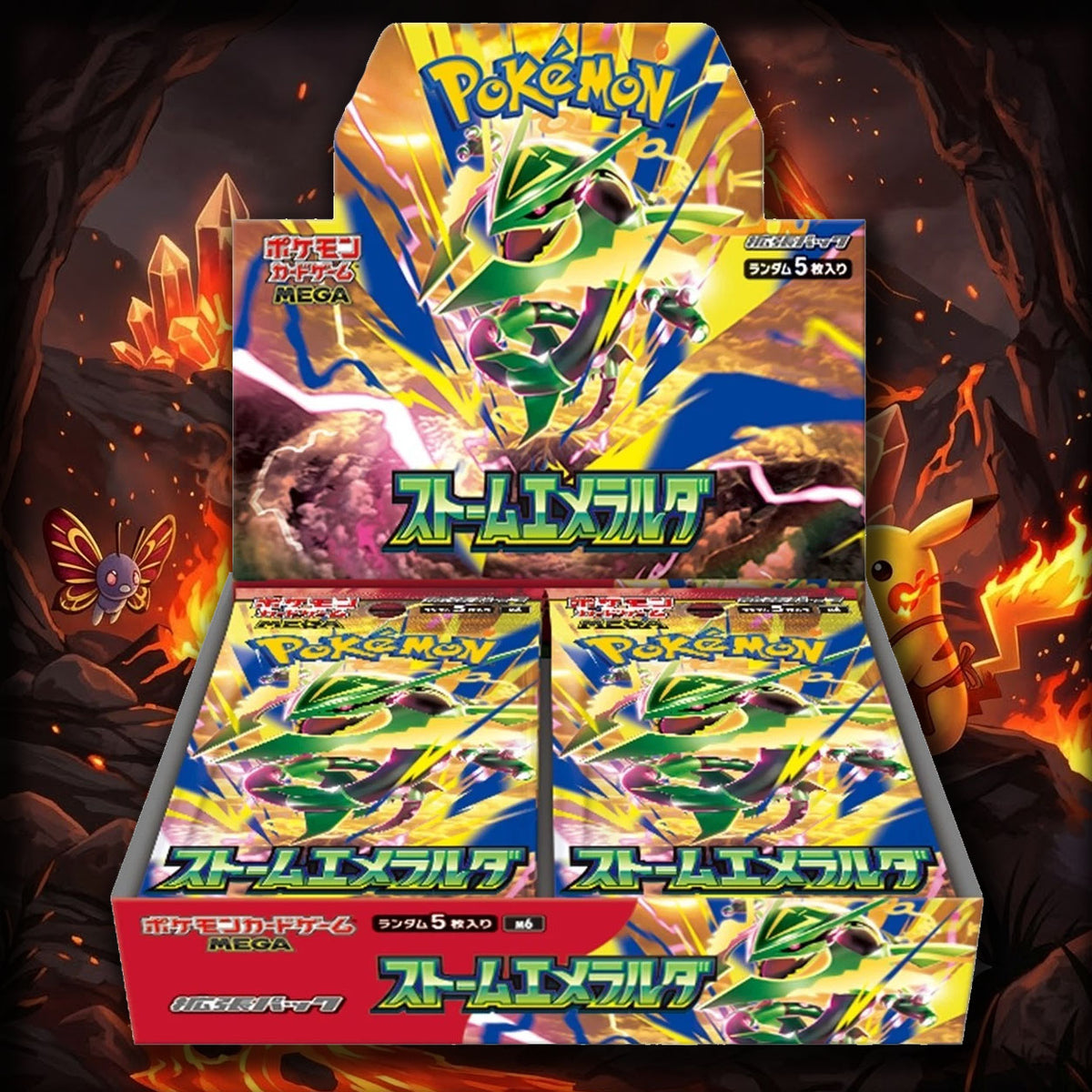 Pokemon Storm Emeralda m6 Japanese Booster Box